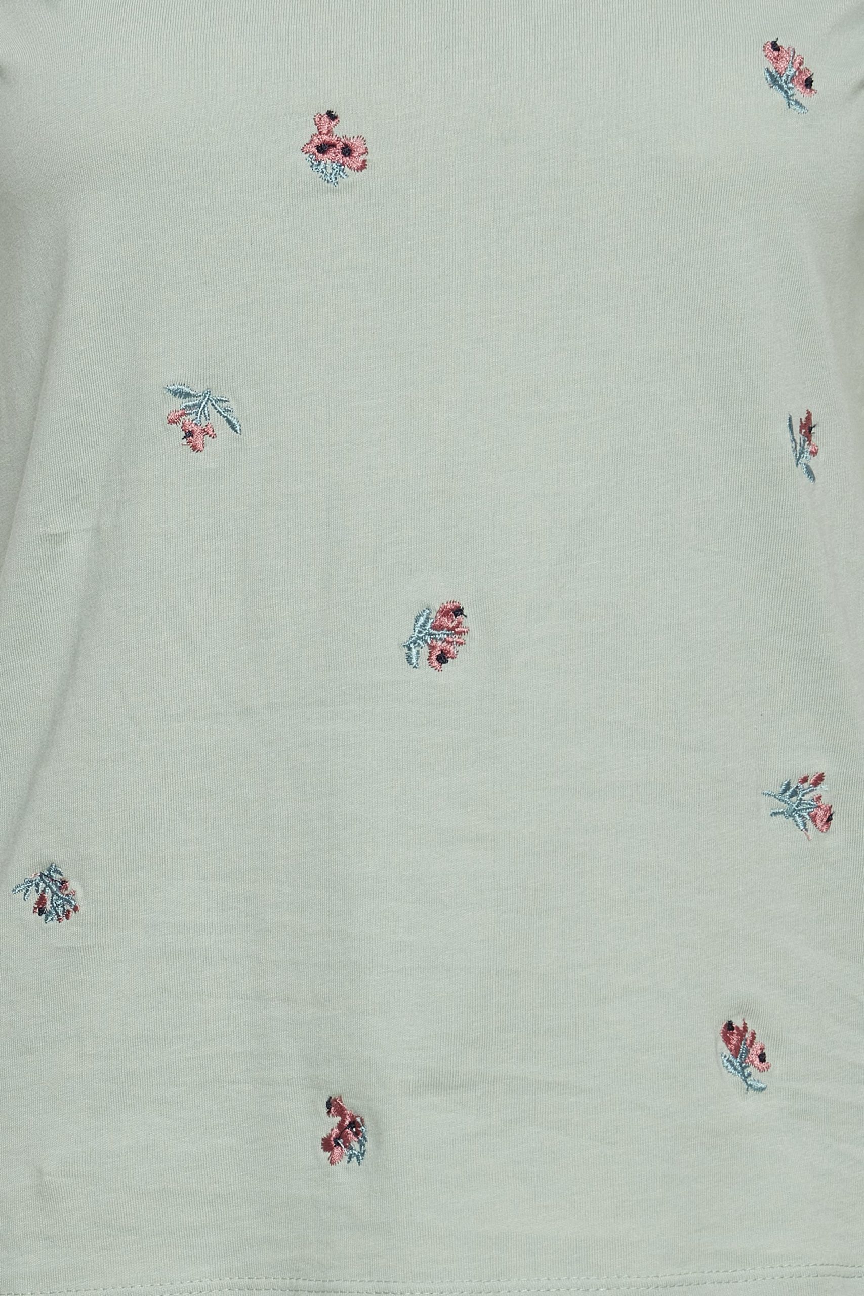 T-shirt brodé fleur – Image 6