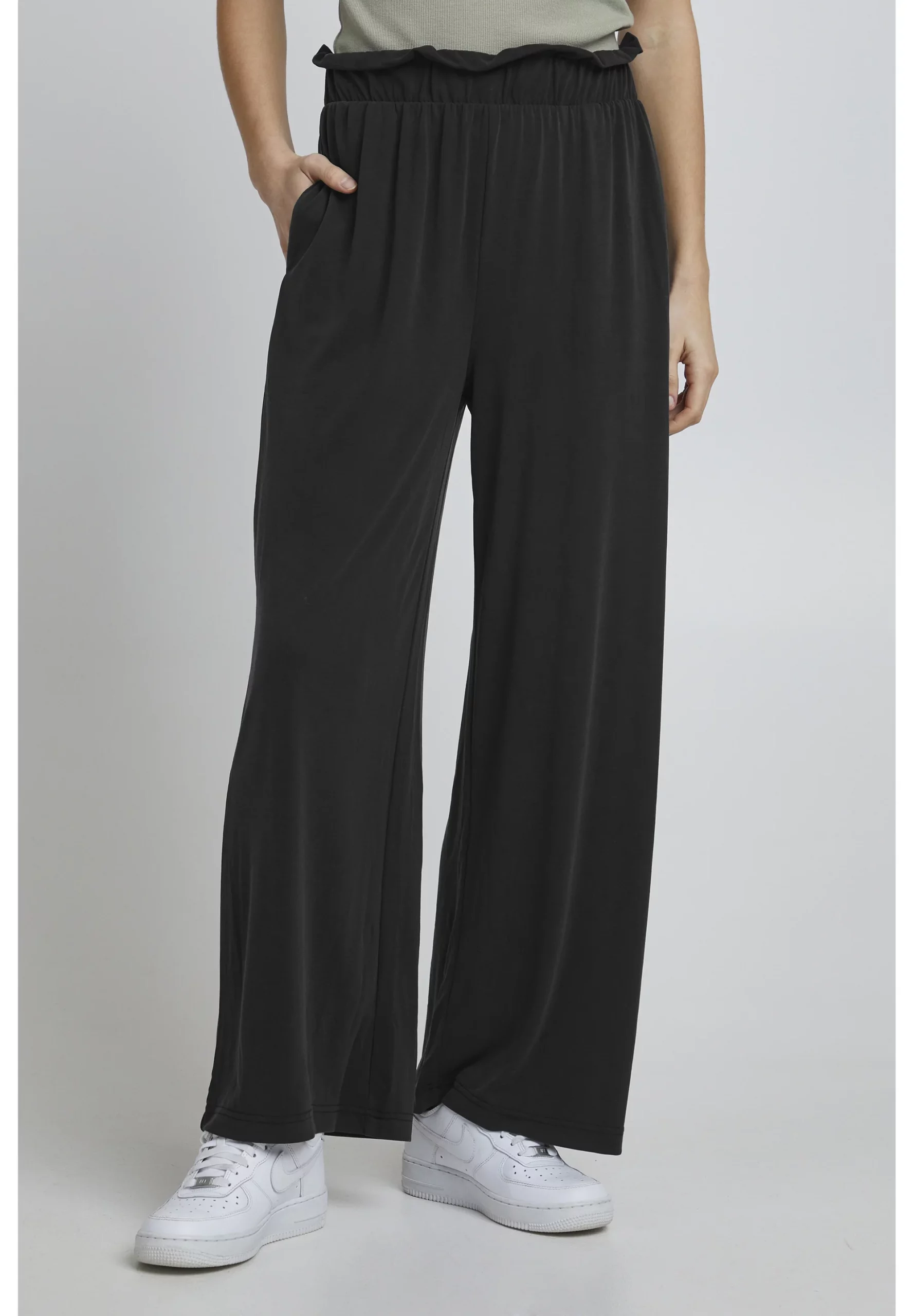 Pantalon jersey noir – Image 2