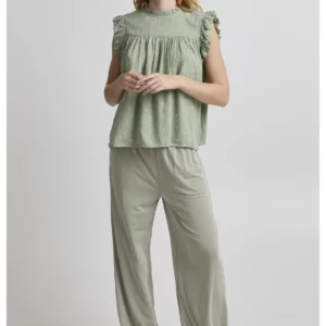 Pantalon jersey vert