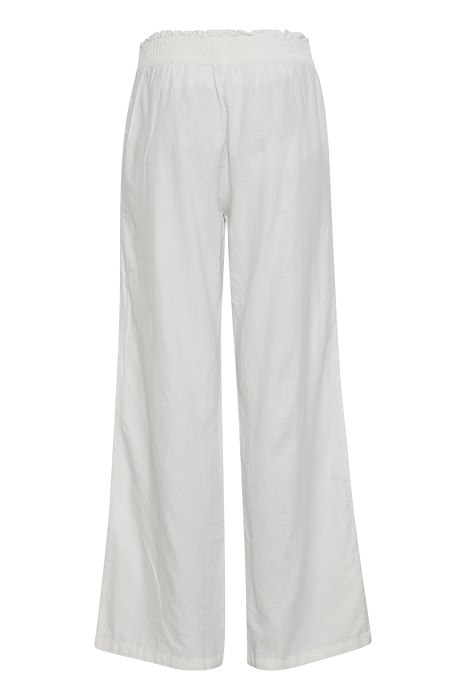 Pantalon en lin blanc – Image 2