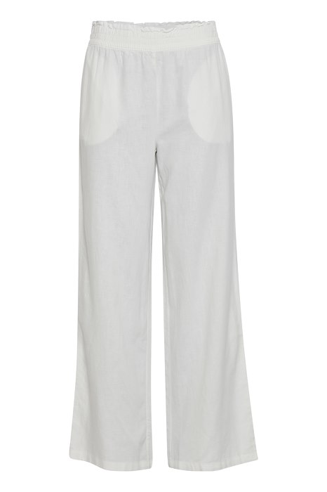 Pantalon en lin blanc