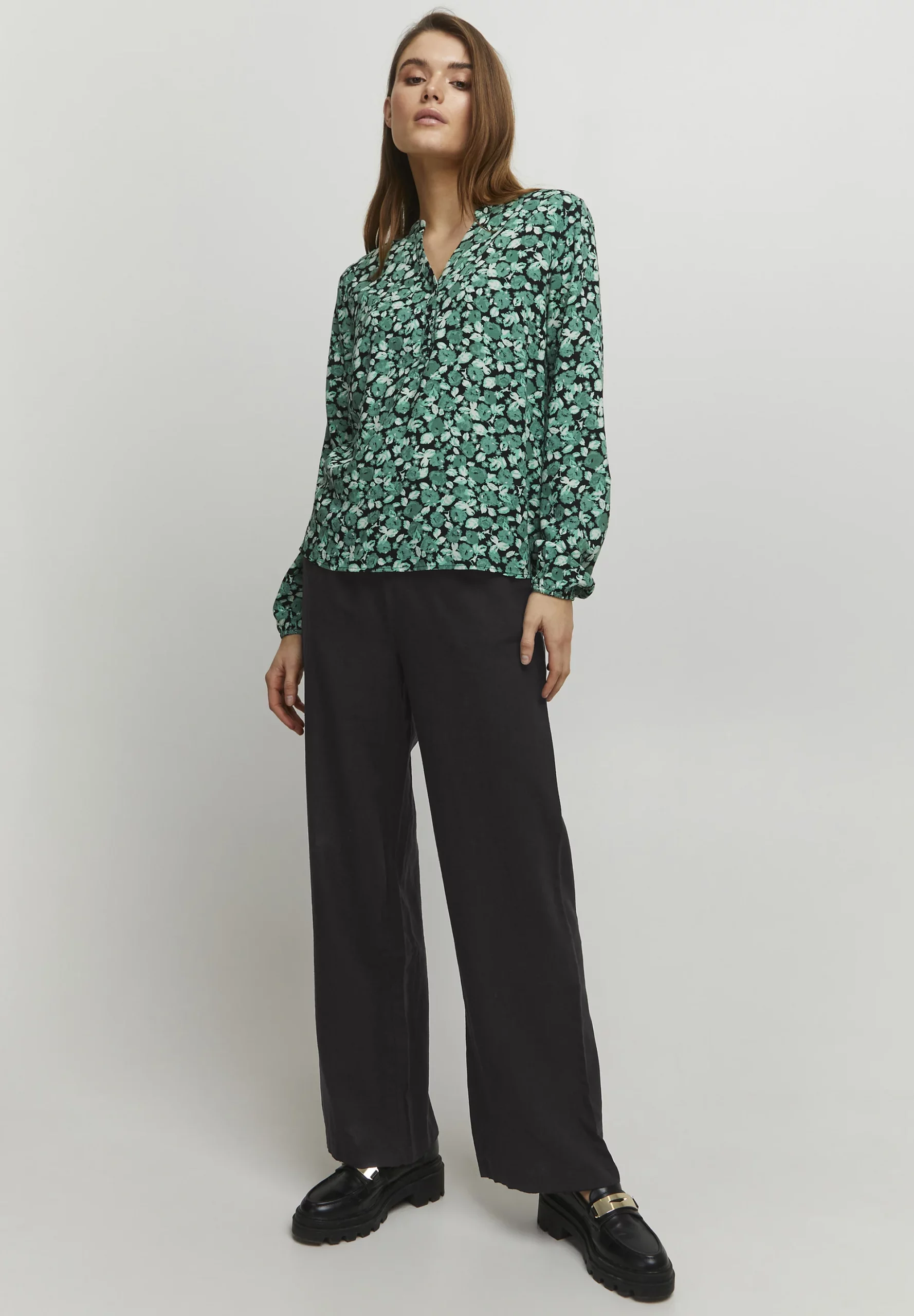 Pantalon en lin noir