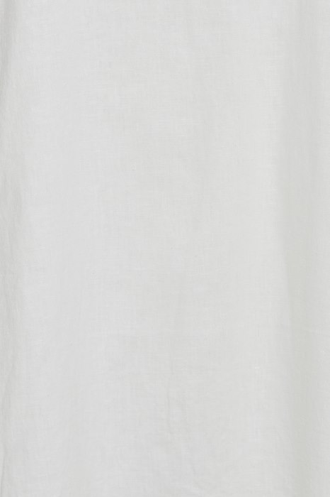 Robe courte en lin blanc – Image 6